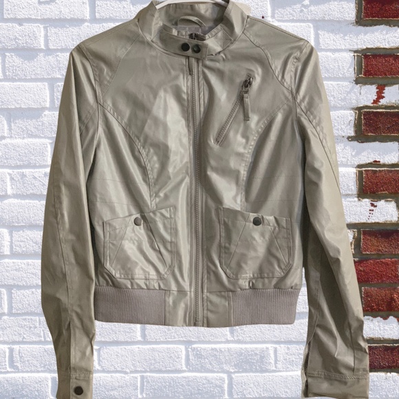 Last Kiss Tan Leather Jacket - Picture 2 of 8